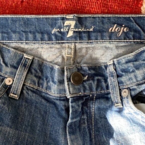 7 For All Mankind Dojo Allston Crochet Jeans - Picture 7 of 13